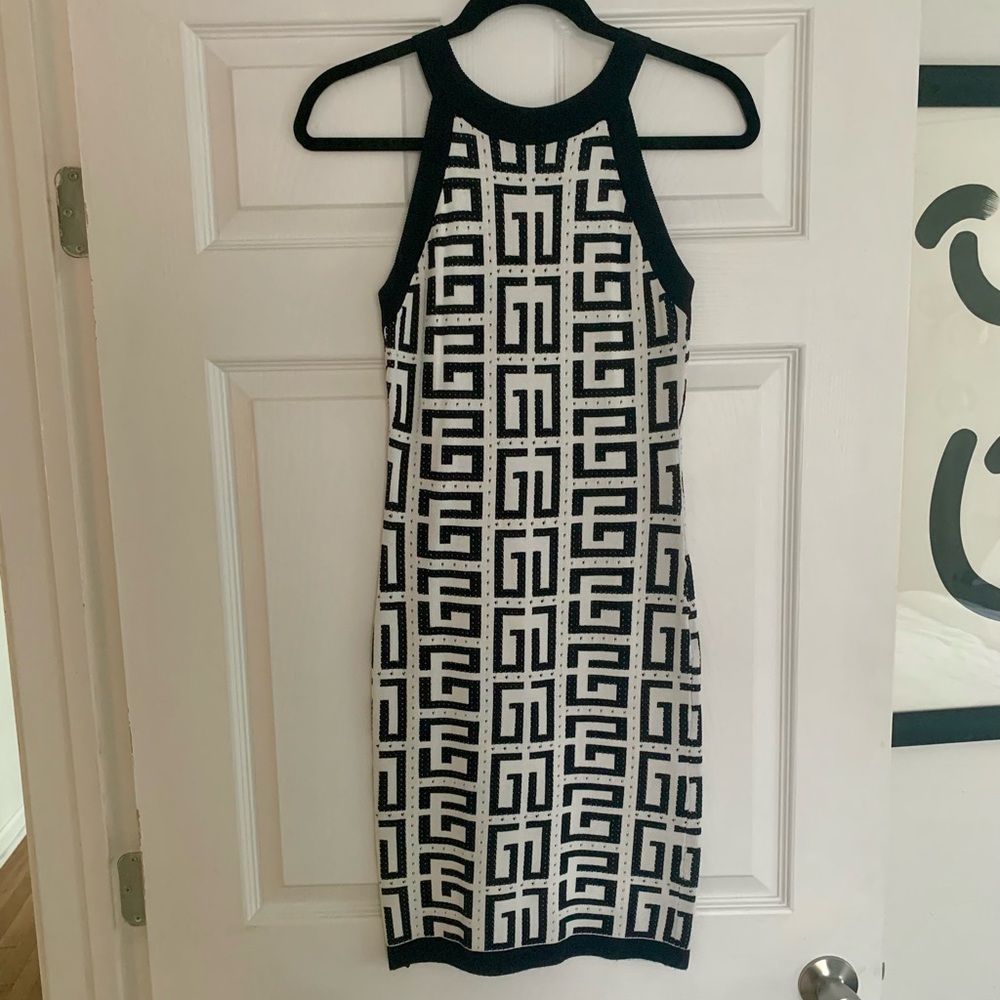Geometric Woven Dress